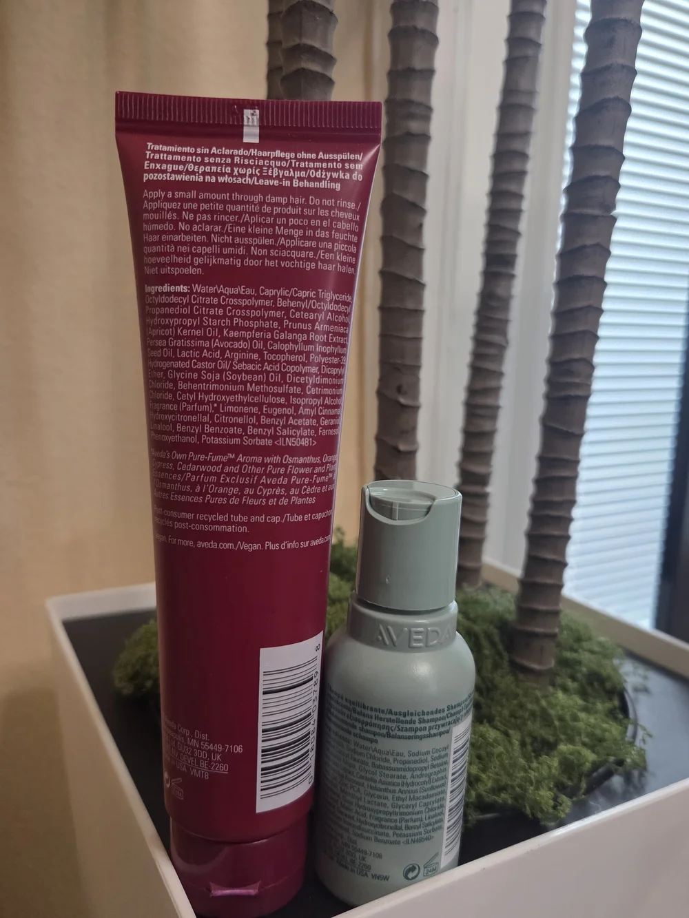 Aveda Color Control Leave-In Treatment 3.4 oz + Scalp Solutions Shampoo 1.7 oz